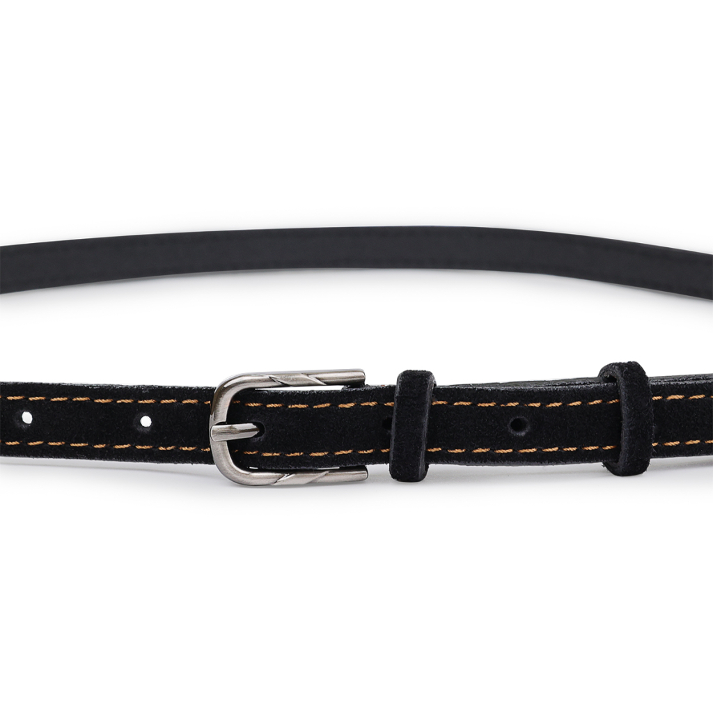 Ремінь Vintage Замшевий жіночий Чорний (20756) - зображення 3