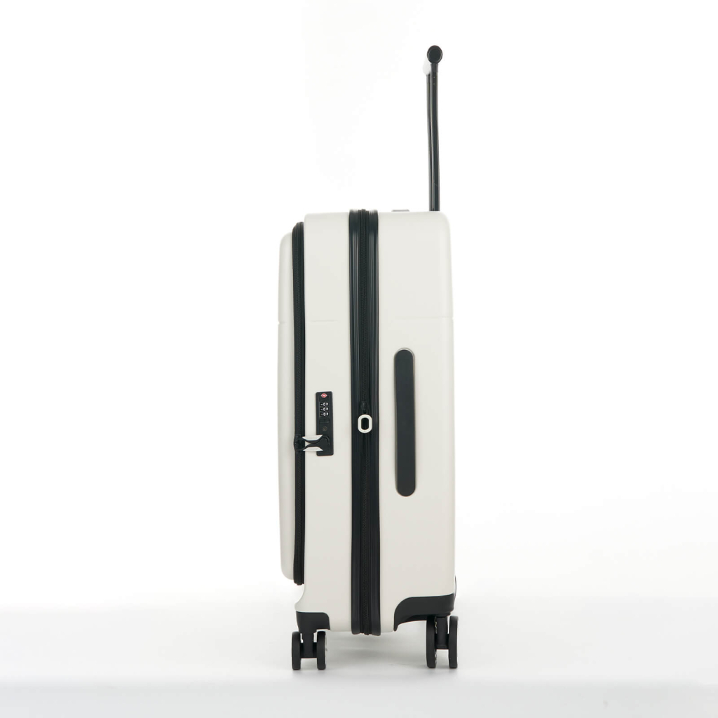 Валіза Bagland середня 72 л біла (1140621766) - зображення 3