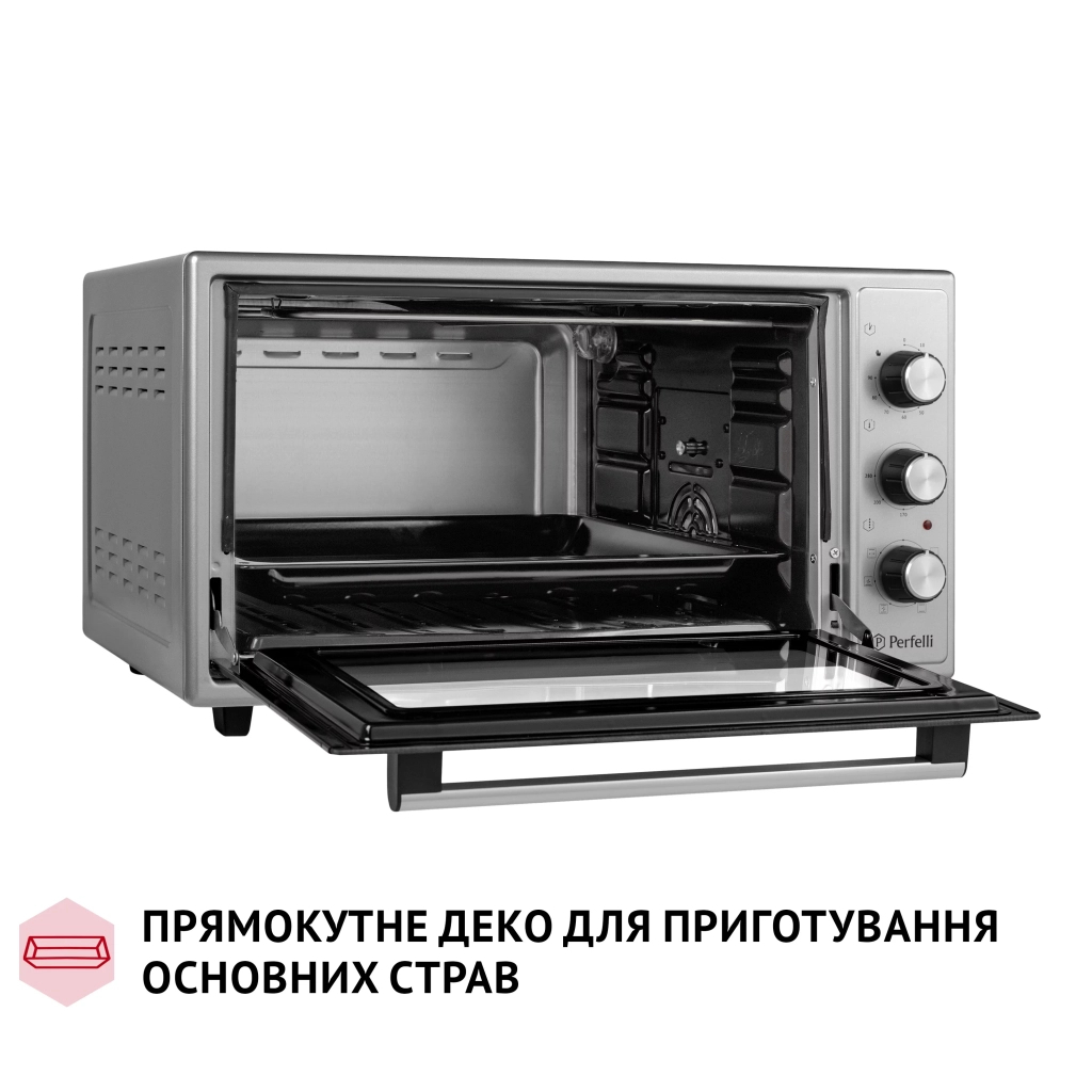 Електропіч Perfelli SIERRA 48 GREY - зображення 8