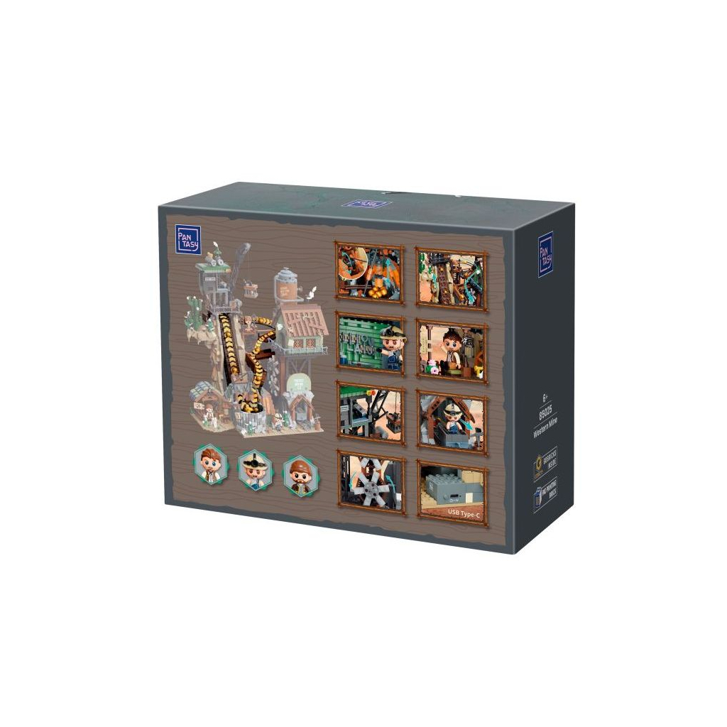 Конструктор Pantasy Шахта GBC-Western (85025) - зображення 10