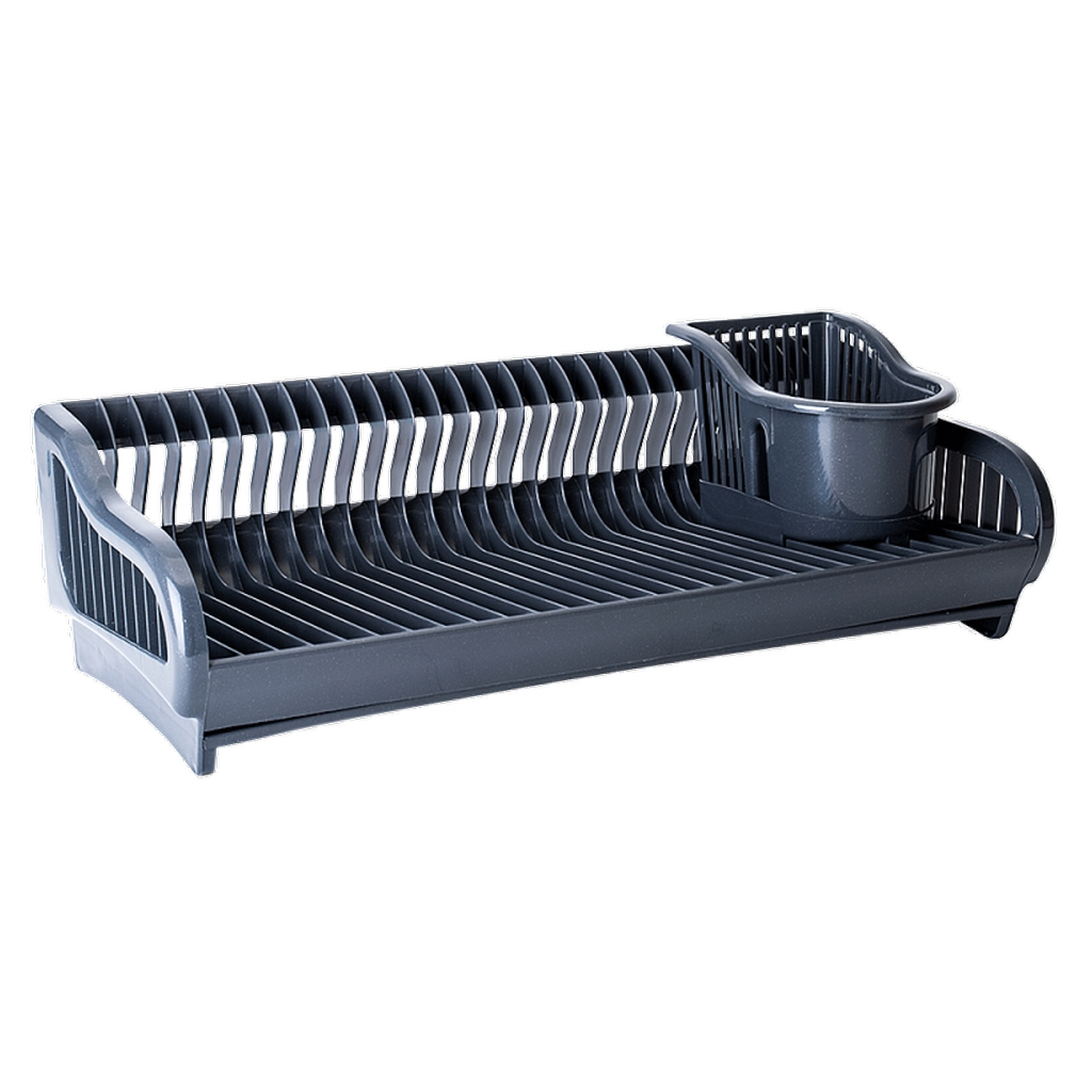 Сушарка для посуду Алеана 53 х 23 х 19 см граніт (алн 167091/граніт) - зображення 1