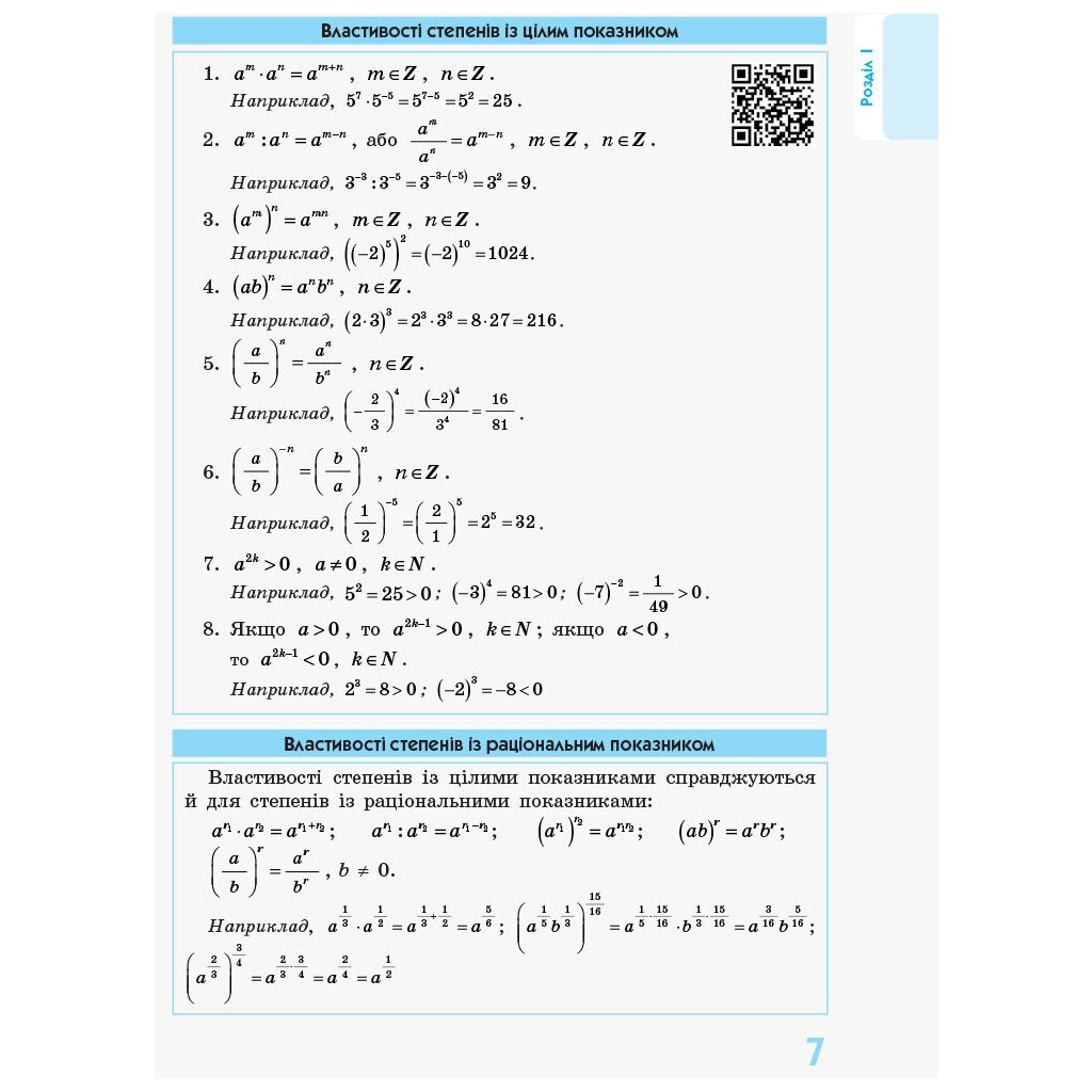 Навчальний посібник Рятівник 2.0. Алгебра і початки аналізу в означеннях, таблицях і схемах. 7-11 класи Ранок (9786170903419) - зображення 6