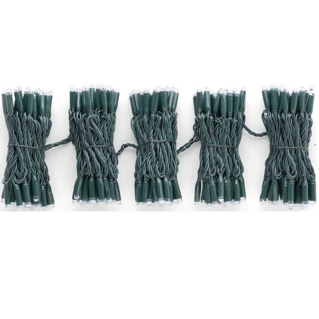 Гірлянда Twinkly PRO Smart LED Curtain RGBW 250 (10 по 25), IP65, AWG22 PVC Rubber зелений (TW-PLC-CU-CA-10X25SPP-GR) - зображення 1