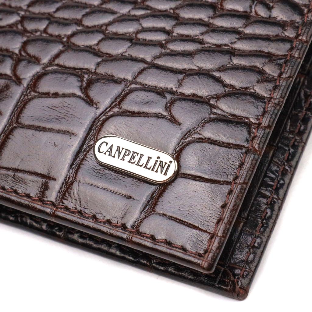 Портмоне Canpellini З натуральної шкіри Коричневе (21870) - зображення 7
