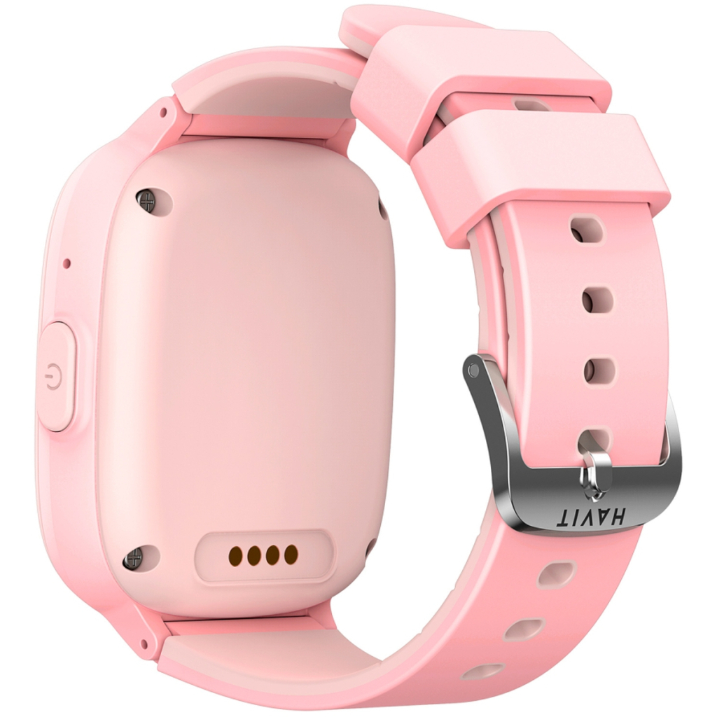 Смарт-годинник Havit HV-KW11 IP67, GPS, 4G Pink (HV-KW11 Pink) - зображення 5