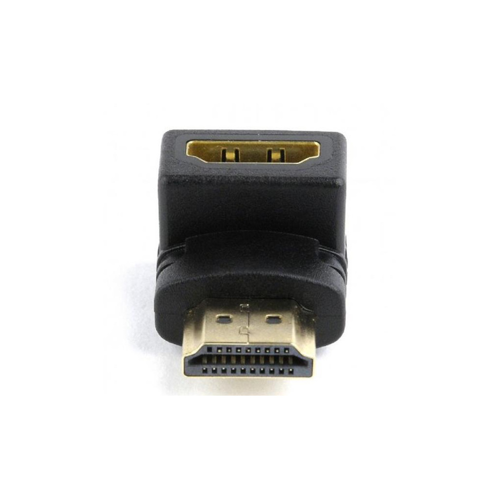 Перехідник HDMI M to HDMI F Cablexpert (A-HDMI90-FML) - зображення 2