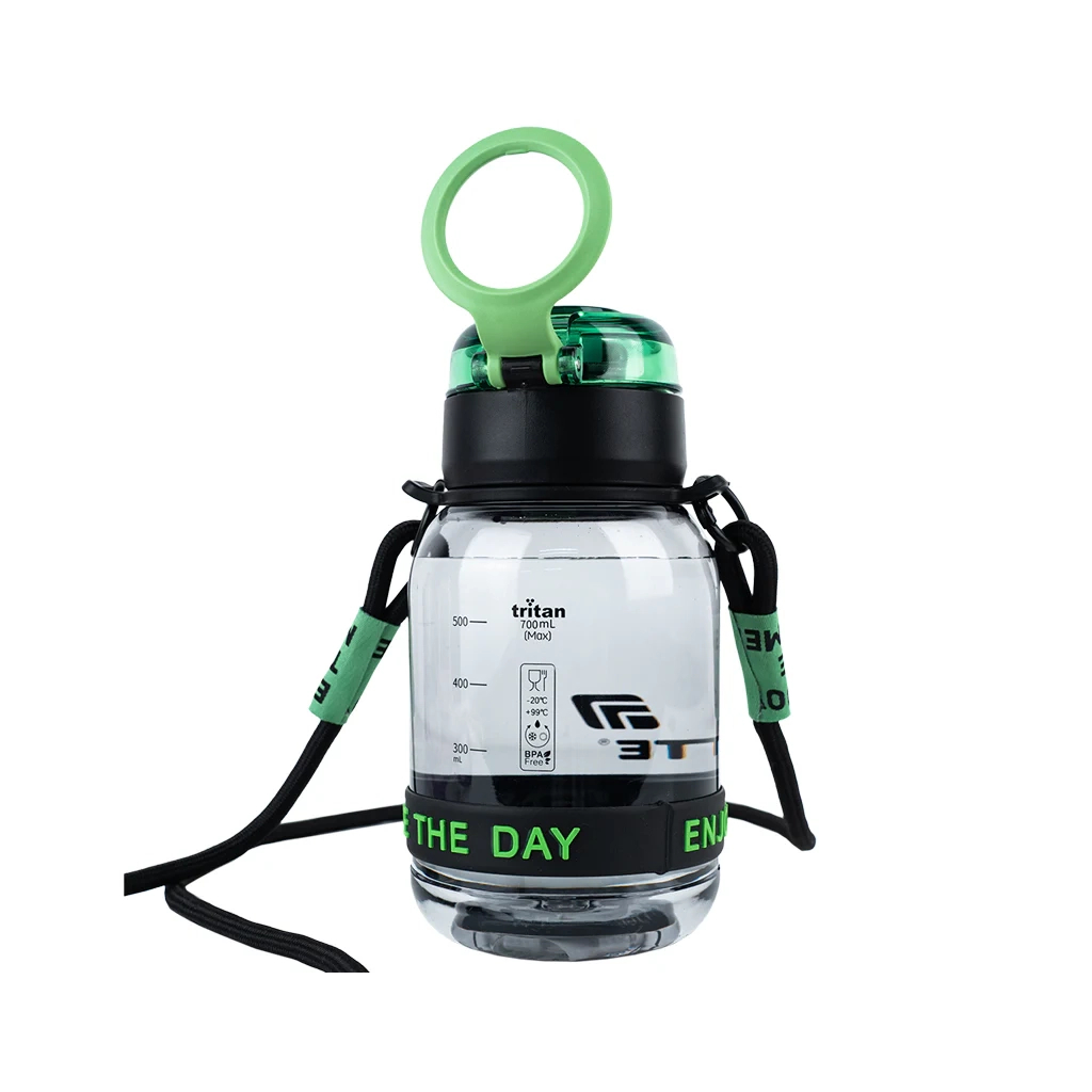 Поїльник-непроливайка Kite 700 мл, чорно-зелена (K25-1218-2) - зображення 2