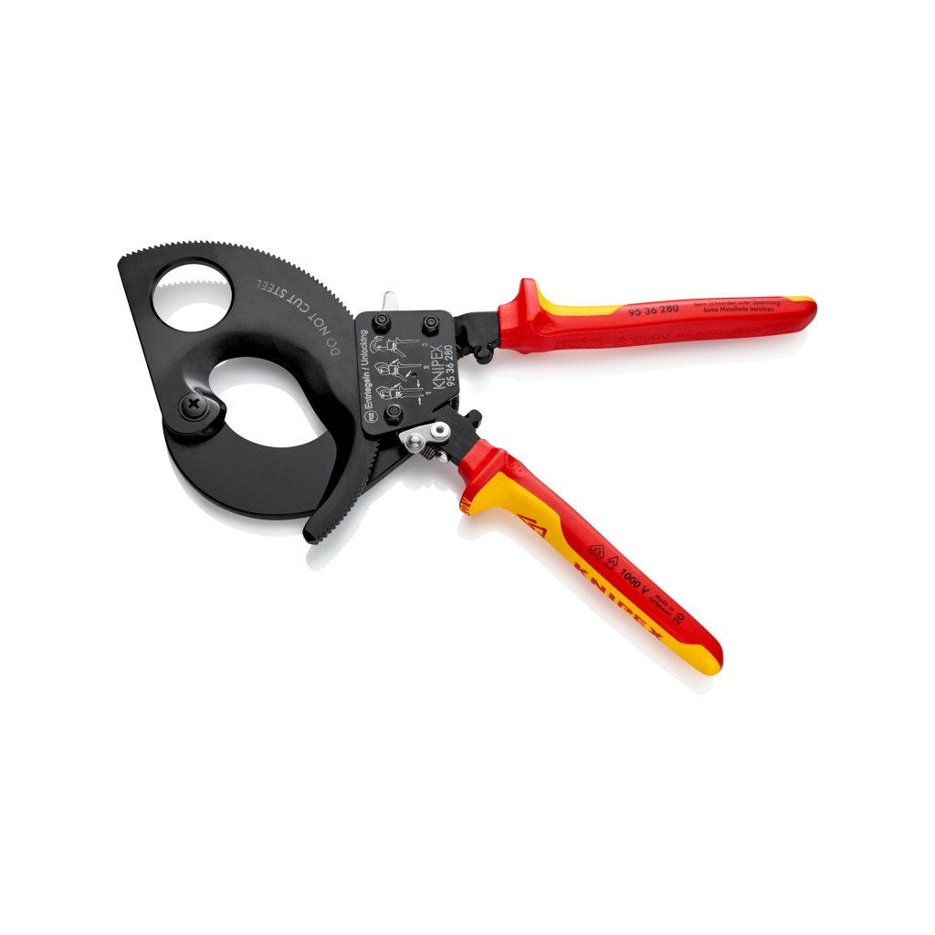 Кабелеріз KNIPEX 52мм / 380мм.кв, 280мм (95 36 280) - зображення 2