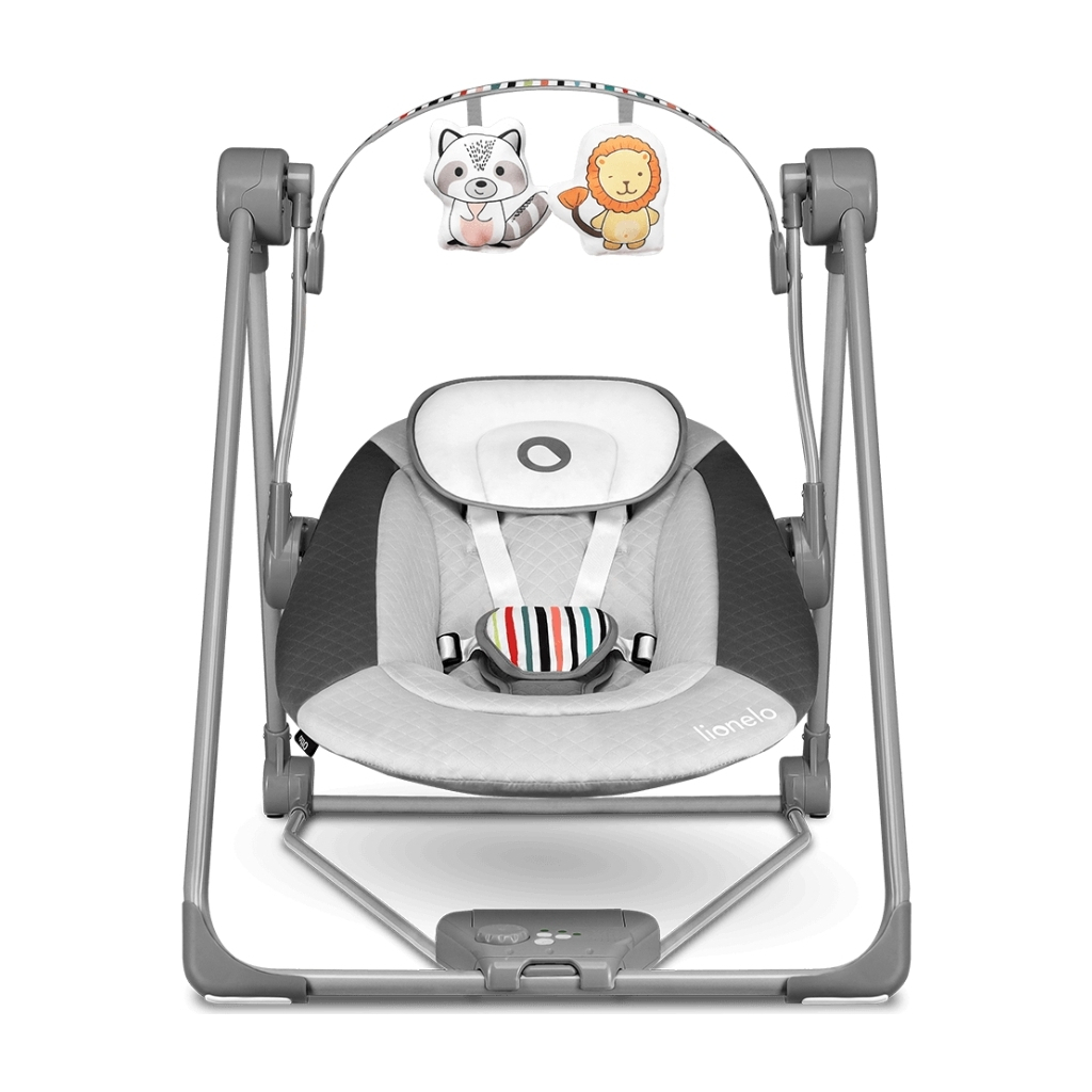 Крісло-гойдалка Lionelo Otto Cozy Grey (LO-OTTO COZY GREY) - зображення 2