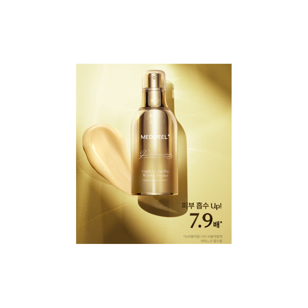 Емульсія для обличчя Medi-Peel Premium Golden Camellia Wrinkle Essence 50 мл (8809941822168) - изображение 3