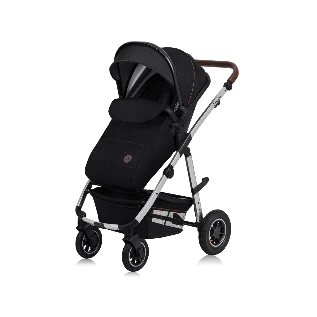 Коляска Lionelo 3 в 1 Amber 3 Black Silver (LO-AMBER BLACK SILVER (3in1)) - зображення 2