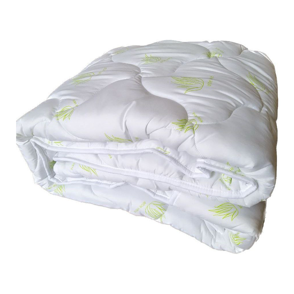 Ковдра ШЕМ зимова Алоє Вера Біла двоспальна 180х210 (180ШЕМ_Алоє) - зображення 1