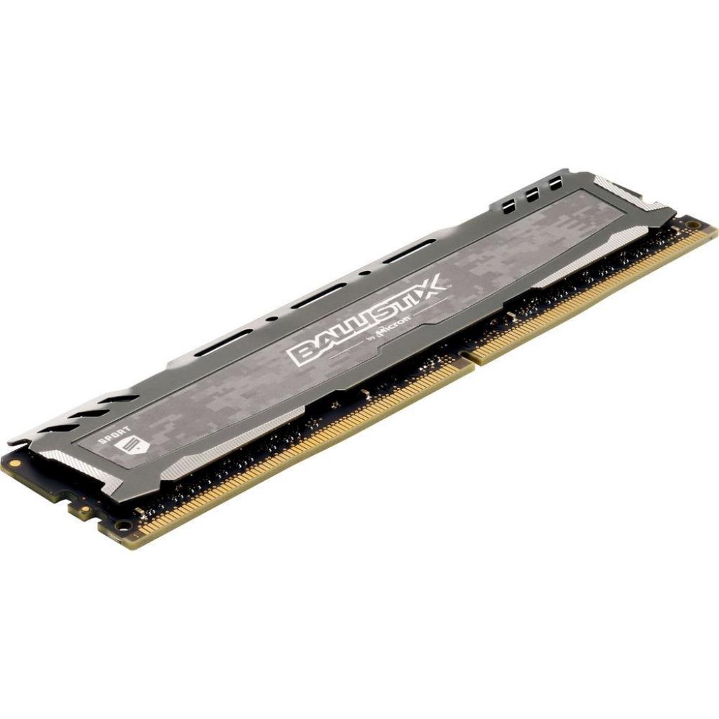 Модуль пам'яті для комп'ютера DDR4 8GB (2x4GB) 2400 MHz Ballistix Sport Grey Micron (BLS2K4G4D240FSB) - зображення 3