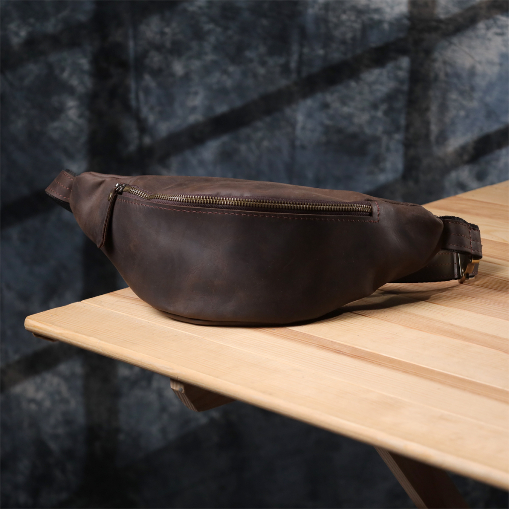 Сумка Shvigel З натуральної шкіри Коричнева (23139) - зображення 9