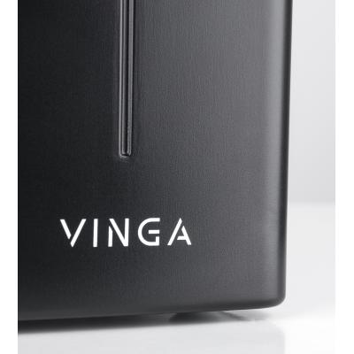 Пристрій безперебійного живлення Vinga LED 800VA metal case (VPE-800M) - зображення 6