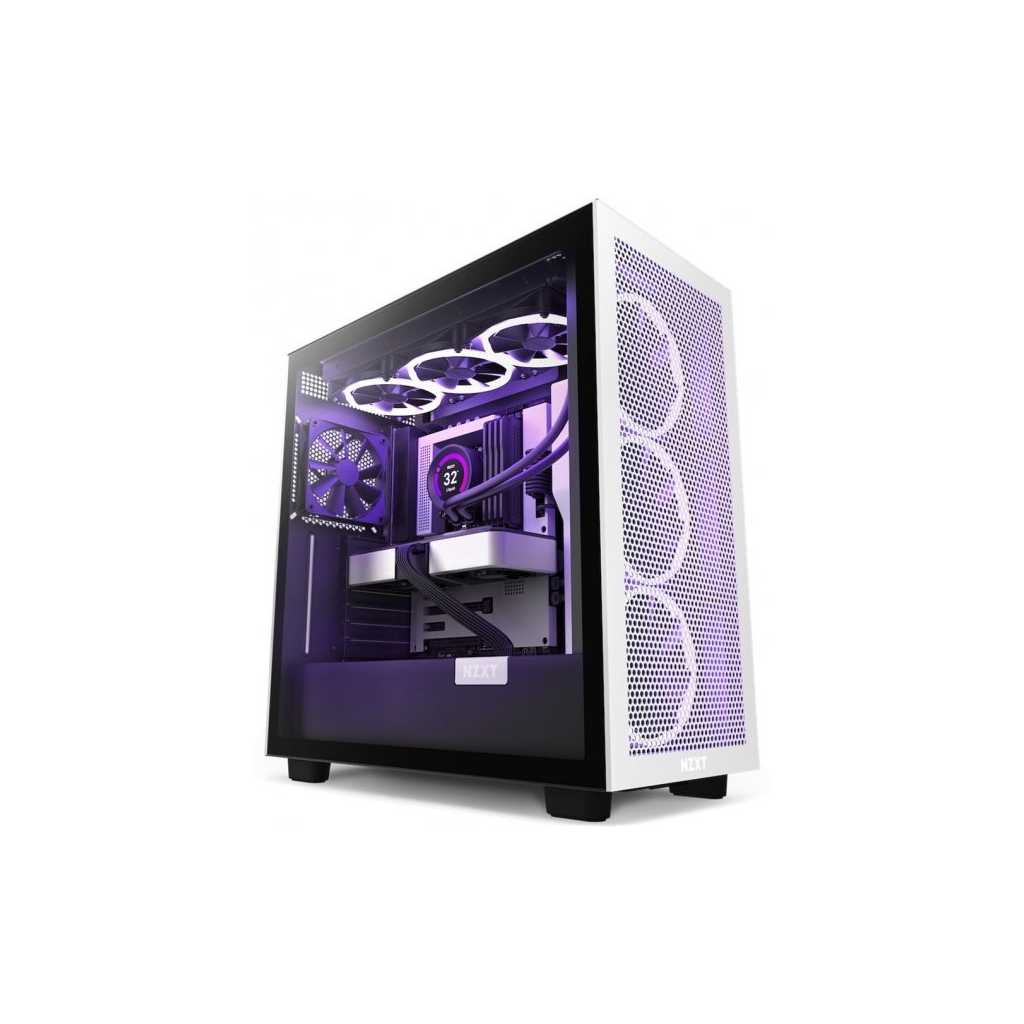 Корпус NZXT H7 v1 2022 Flow Edition Black and White (CM-H71FG-01) - зображення 1