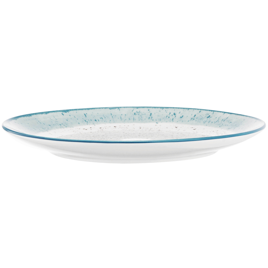 Тарілка Ardesto Siena, 27см, порцеляна, біло-блакитний (AR2927SWB) - зображення 6