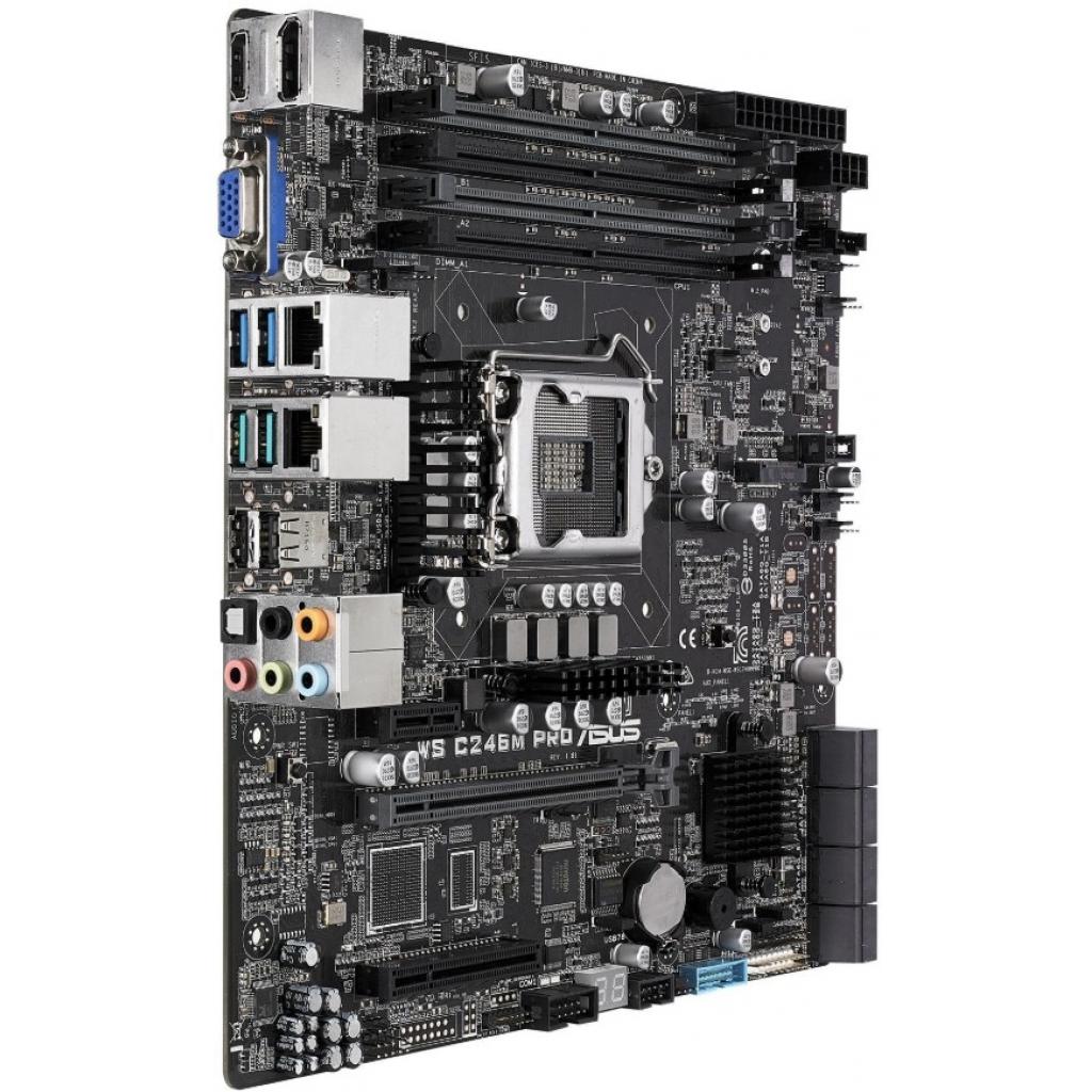 Серверна материнська плата ASUS WS C246M PRO/SE - зображення 3