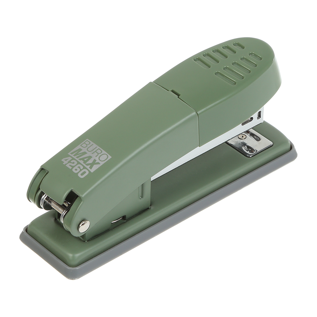 Степлер Buromax металевий MORANDI STYLE, 25 аркушів,(скоби №24/6; 26/6 ), 136 х 38 х 55 мм, зелений (BM.4260-04) - зображення 2