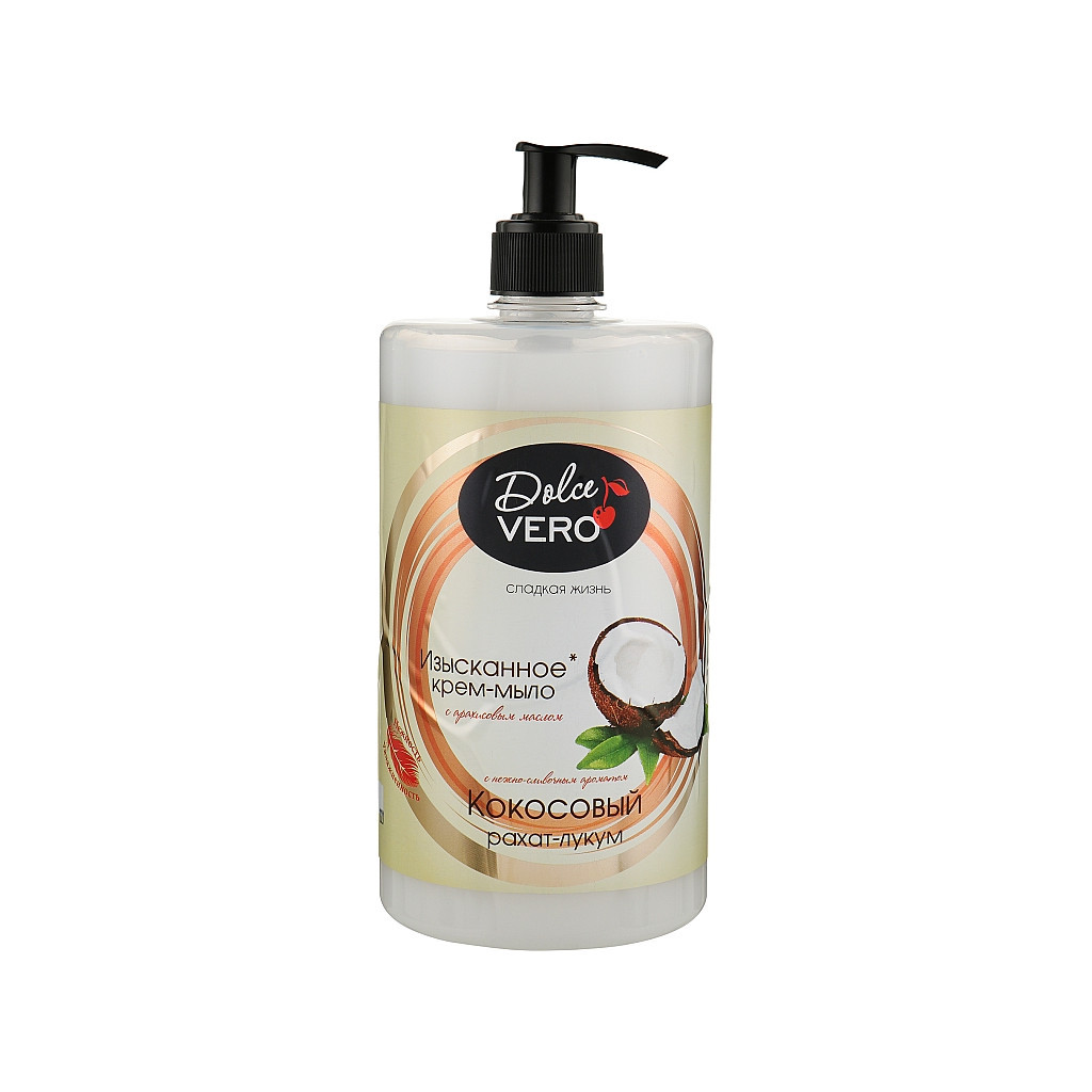 Рідке мило Dolce Vero Кокосовий рахат-лукум 1000 мл (4820091146786) - зображення 1