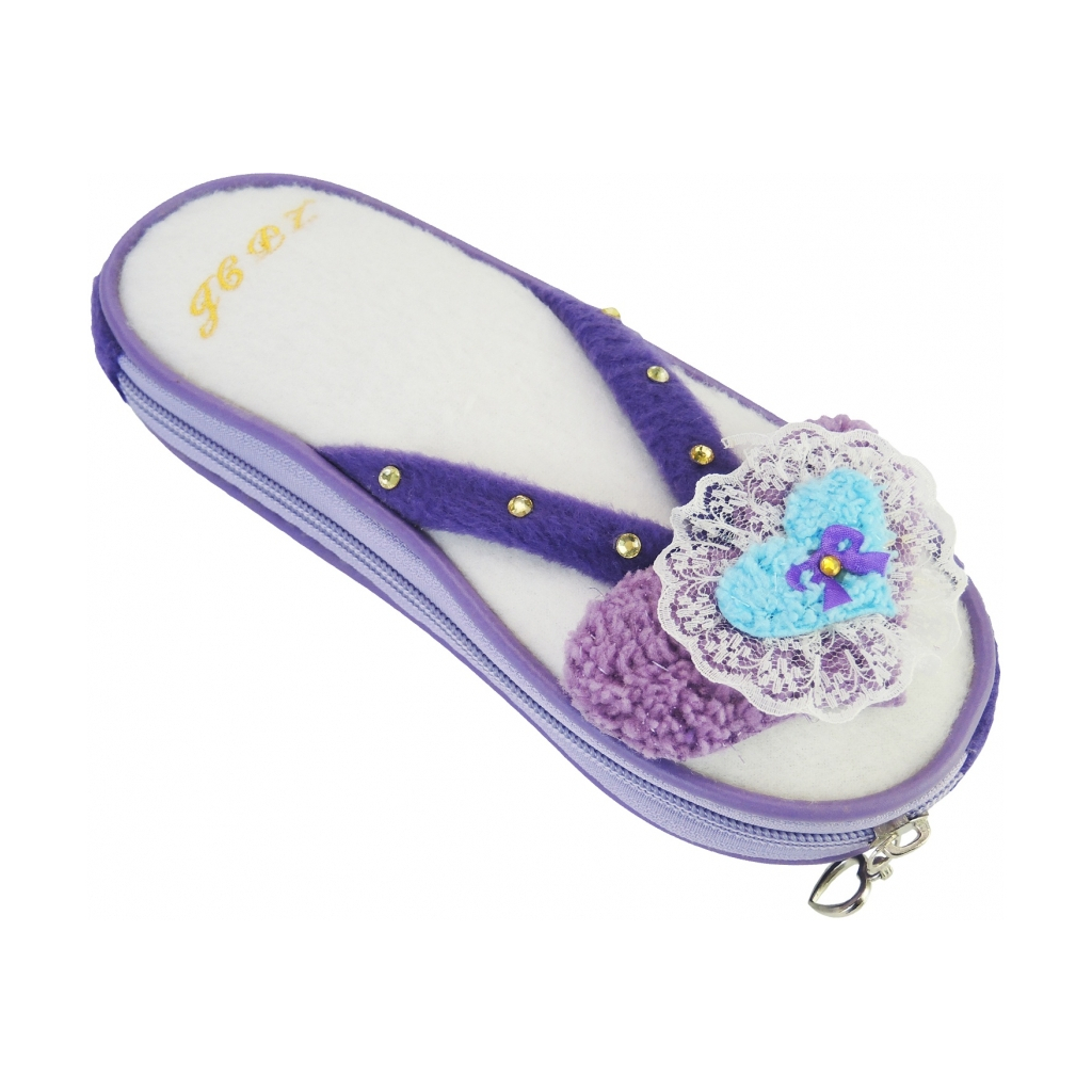 Пенал Cool For School 1 відділення Фіолетовий (J-2211-purple) - зображення 1