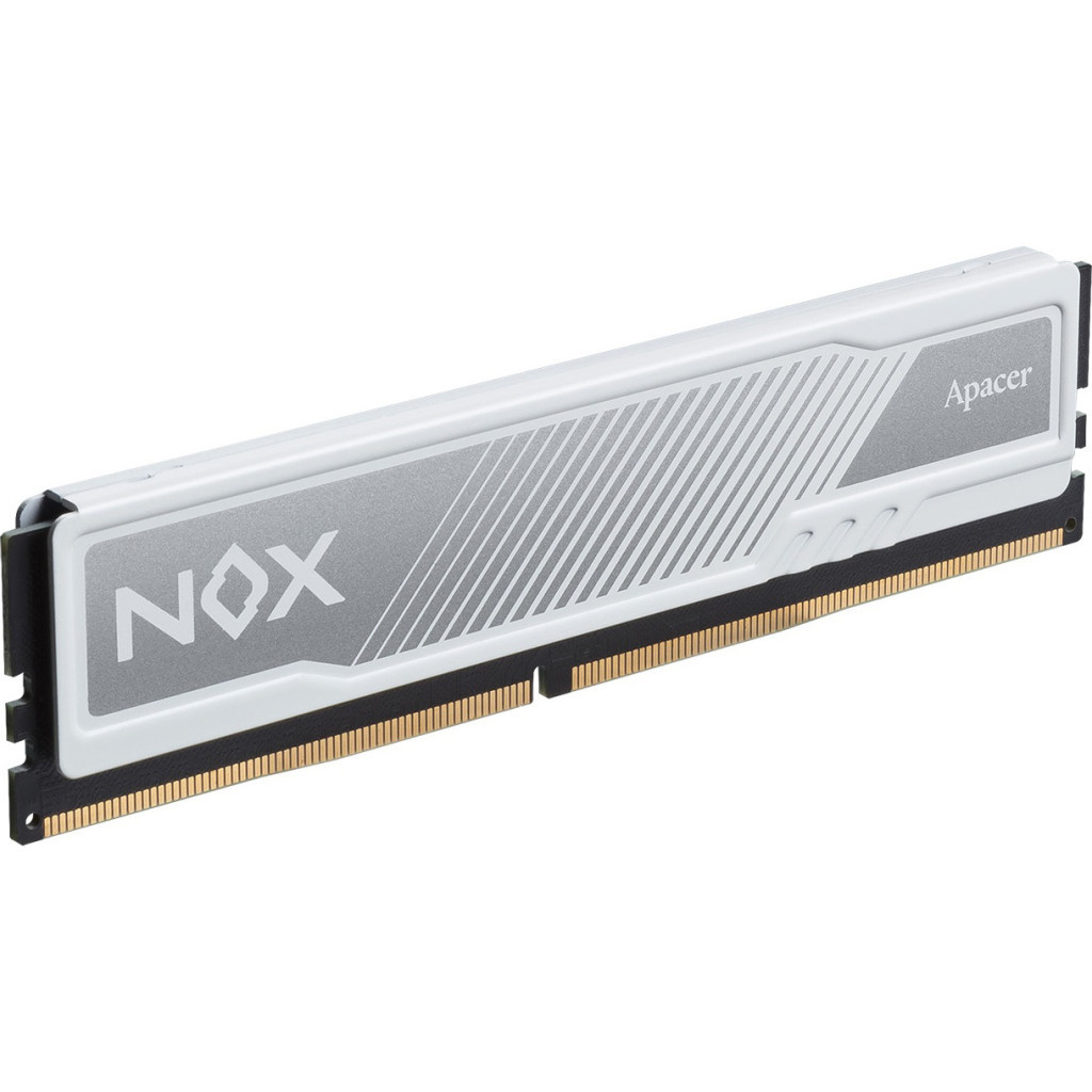 Модуль пам'яті для комп'ютера DDR4 8GB 2666 MHz NOX White Apacer (AH4U08G26C08YMWAA-1) - зображення 2