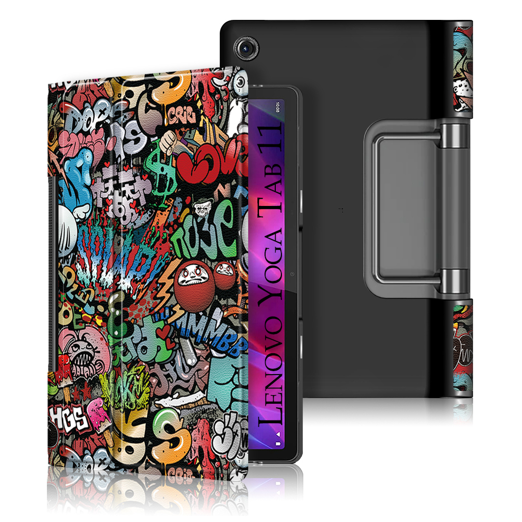 Чохол до планшета BeCover Smart Case Lenovo Yoga Tab 11 YT-706F Graffiti (707298) - зображення 1