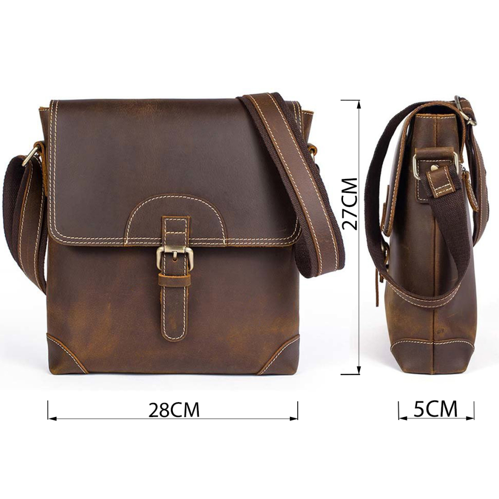 Сумка Vintage Коричнева (14675) - зображення 4