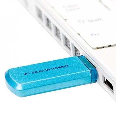 USB флеш накопичувач Silicon Power 64GB Helios 101 Blue USB 2.0 (SP064GBUF2101V1B) - зображення 5