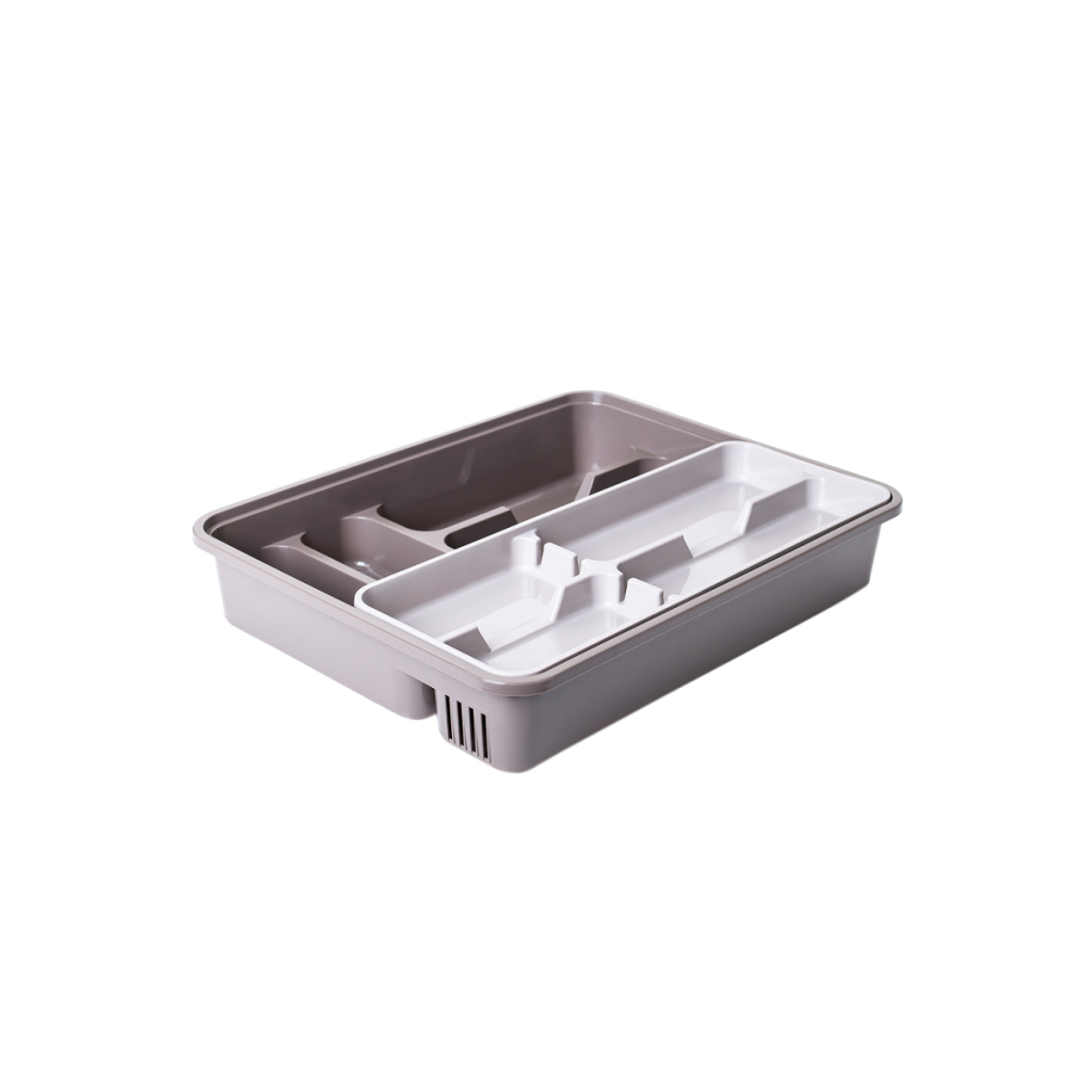 Органайзер для столових приборів Алеана зі вставкою капучіно/какао (алн 167402/капучіно/какао) - зображення 1