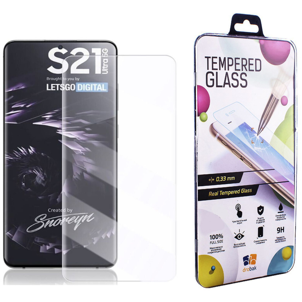 Скло захисне Drobak Samsung Galaxy S21 Ultra (464641) - зображення 1