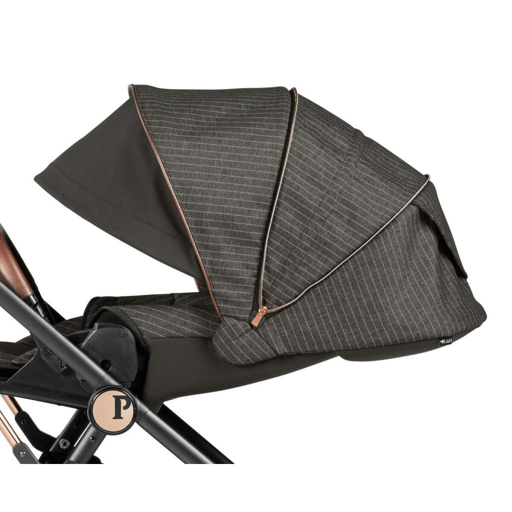 Коляска Peg-Perego 2 в 1 Vivace 500 вишукано-коричнева зі смужкою (IP28000000GS53SQ53) - зображення 3