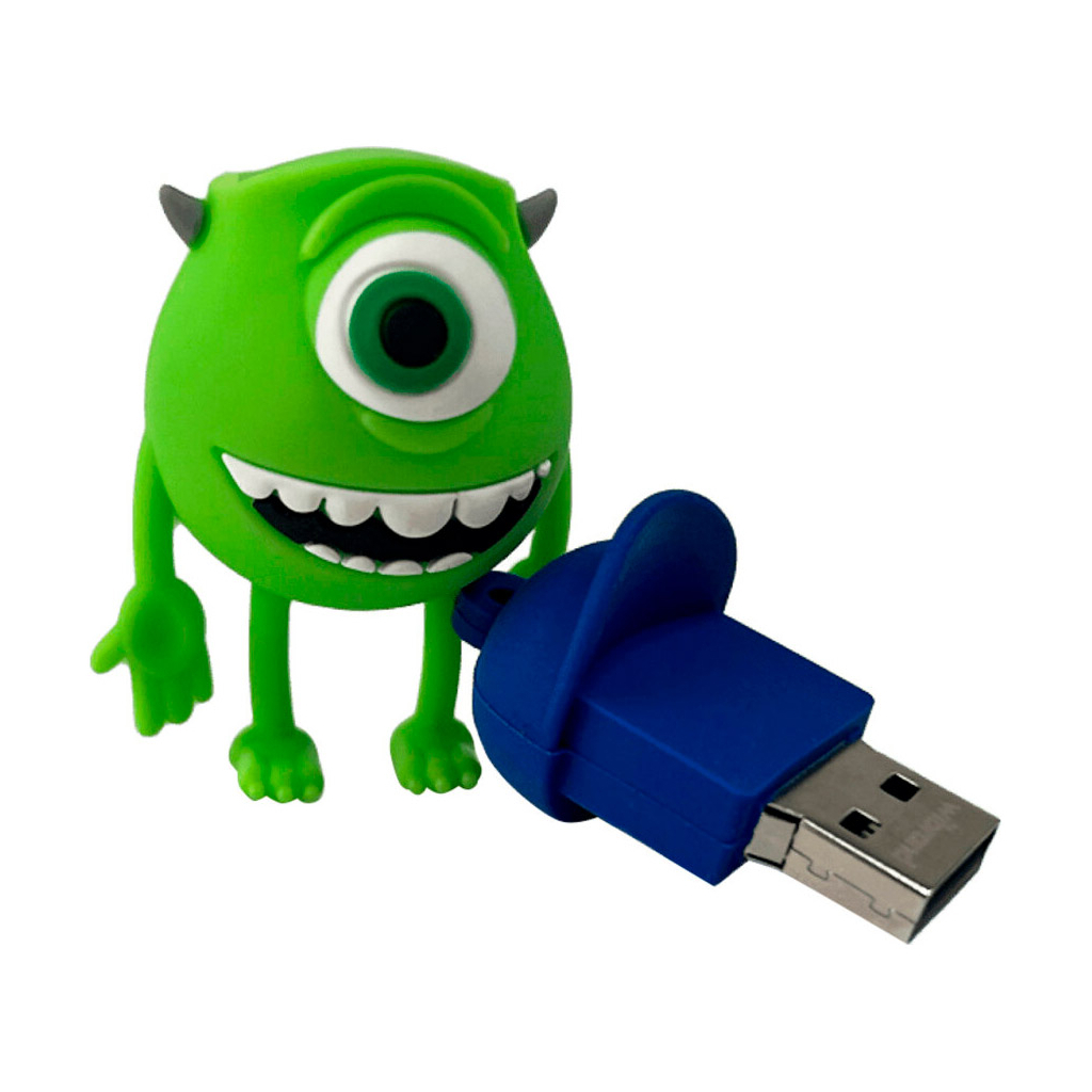 USB флеш накопичувач Wibrand 16GB Mike Wazowski Green USB 2.0 (WI2.0/MW16G) - зображення 3