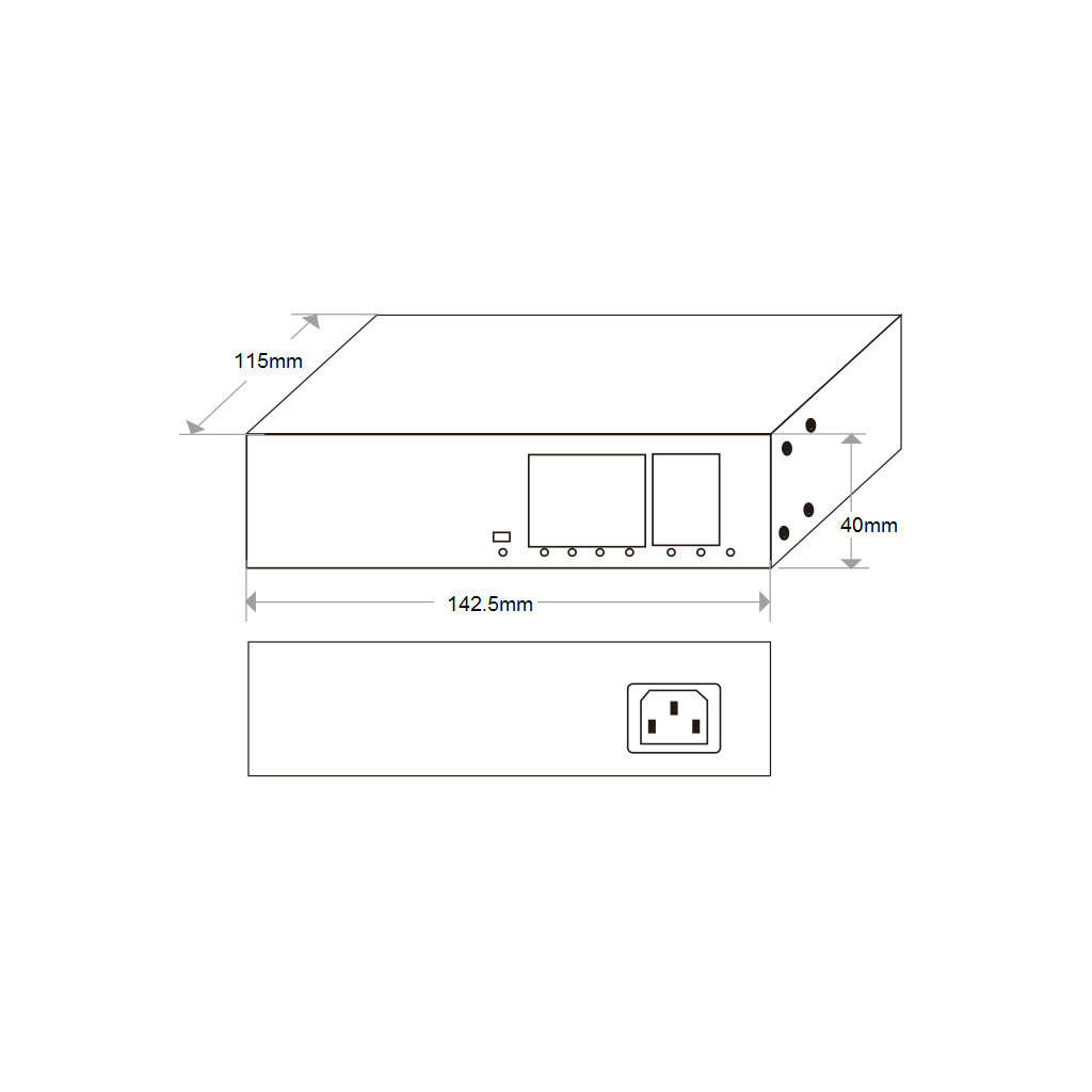 Комутатор мережевий Onv ONV-H1064PLS - зображення 5