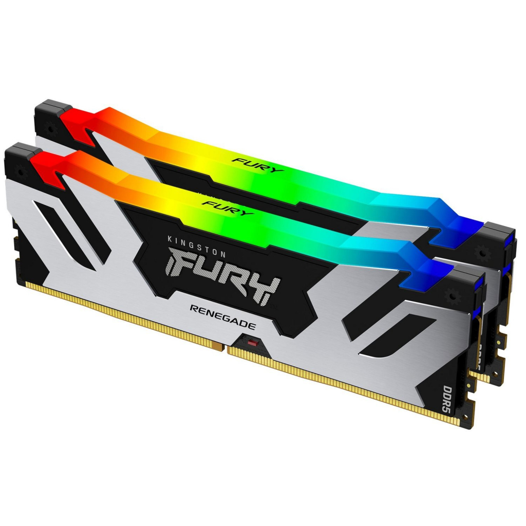 Модуль пам'яті для комп'ютера DDR5 32GB (2x16GB) 6000 MHz FURY Renegade RGB Kingston Fury (ex.HyperX) (KF560C32RSAK2-32) - зображення 2
