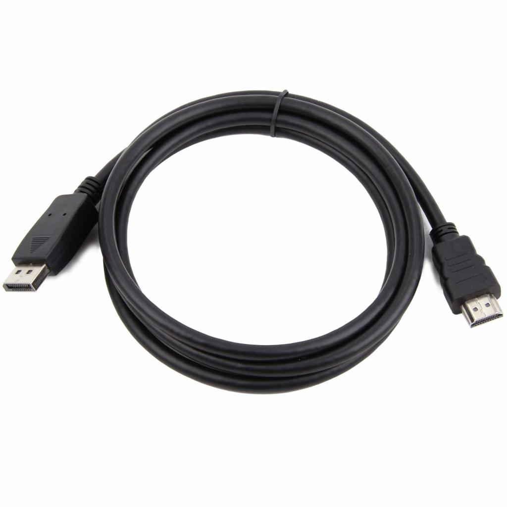 Кабель мультимедійний Display Port to HDMI 1.0m Cablexpert (CC-DP-HDMI-1M) - зображення 1