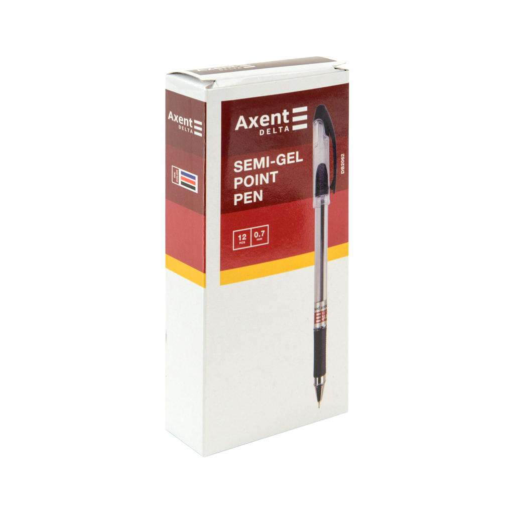 Ручка масляна Axent DB 0,7мм чорна (DB2062-01) - зображення 2