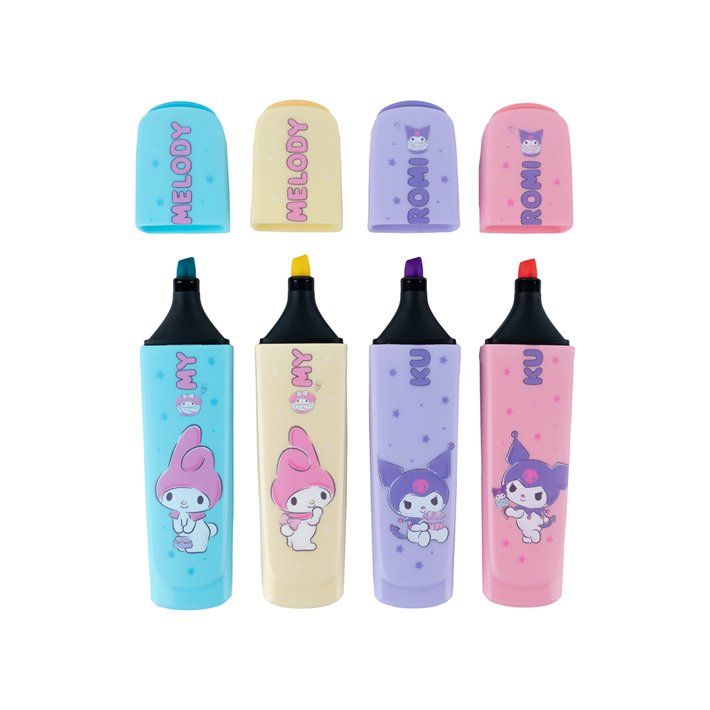 Набір маркерів Kite Highlighter Kuromi, набір з 4-х кольорів (HK24-444) - зображення 2