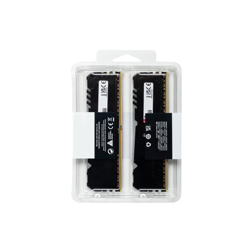 Модуль пам'яті для комп'ютера DDR4 32GB (2x16GB) 3200 MHz Beast RGB Kingston Fury (ex.HyperX) (KF432C16BB1AK2/32_OEM) - зображення 4