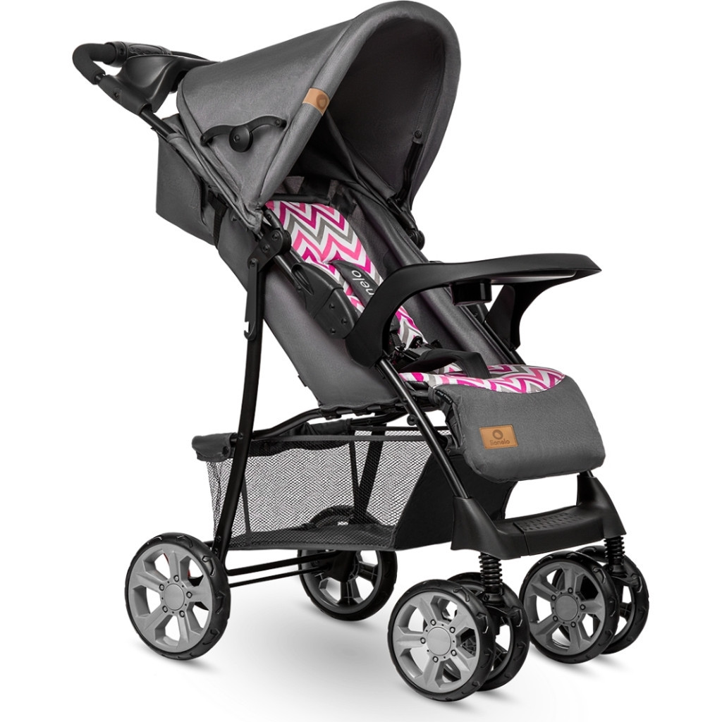 Коляска Lionelo Emma Plus Pink Scandi (LO-EMMA PLUS PINK SCANDI) - зображення 3