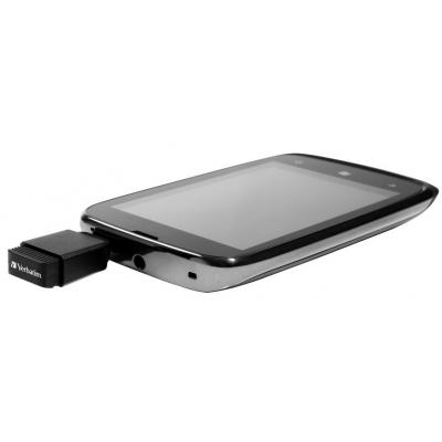 USB флеш накопичувач Verbatim 16GB OTG Black USB 2.0 (49821) - зображення 7