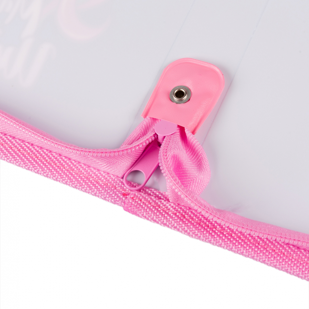 Папка для зошитів Yes пластикова на блискавці Glamour синя В5 (492206) - зображення 3