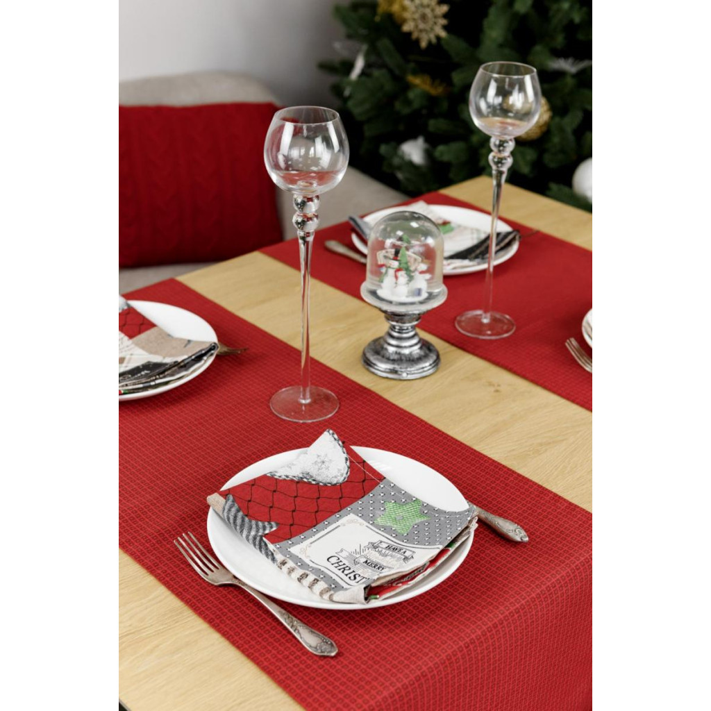 Серветка на стіл Прованс Merry Christmas 35x45 см (4823093449251) - зображення 8