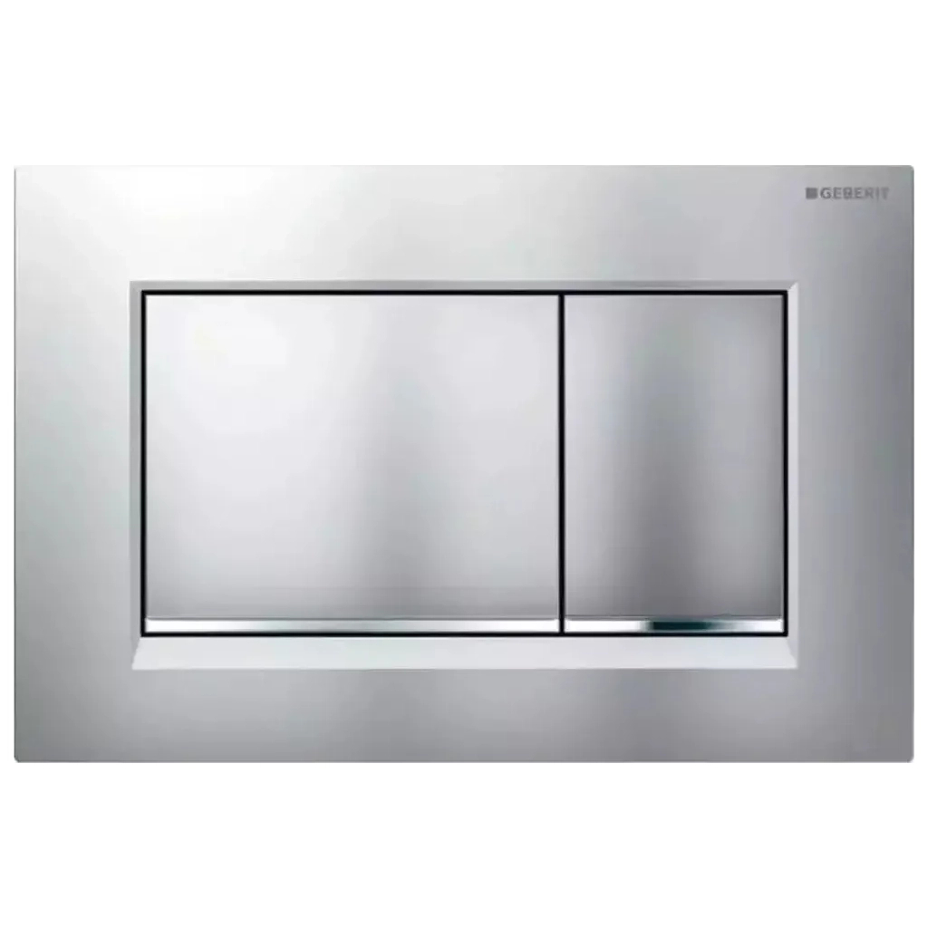 Панель змиву Geberit Sigma 30 хром мат (115.883.JQ.1) - зображення 1