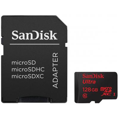 Карта пам'яті SanDisk 128GB microSDXC Class 10 UHS-I (SDSQUNC-128G-GN6MA) - зображення 3