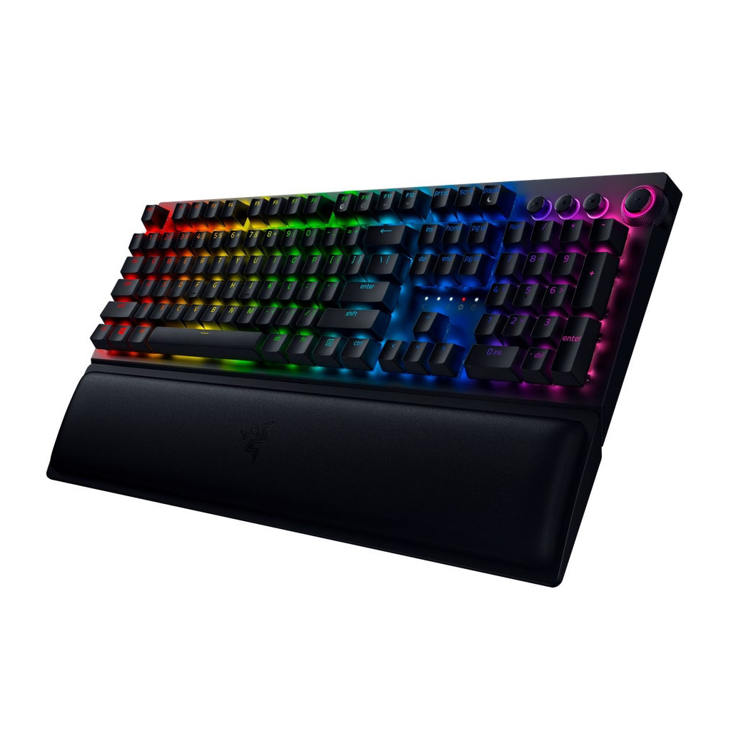 Клавіатура Razer BlackWidow V3 PRO Razer Green Wireless (RZ03-03530800-R3R1) - зображення 4