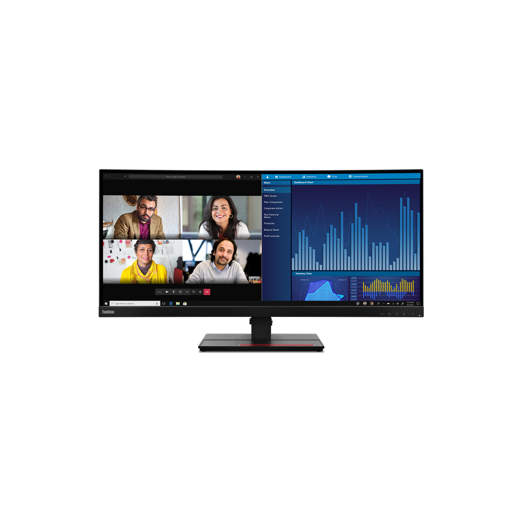 Монітор Lenovo P34w-20 (62DCRAT3UA) - зображення 1