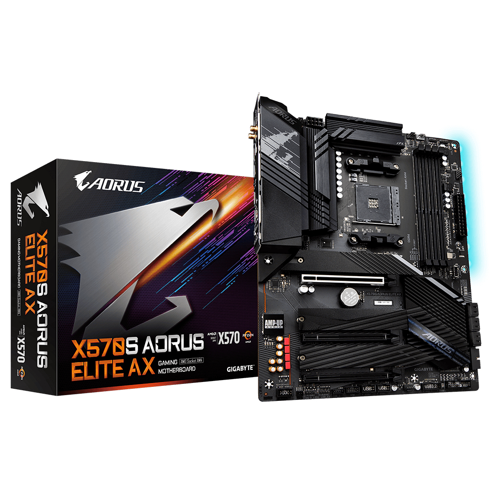 Материнська плата GIGABYTE X570S AORUS ELITE AX - зображення 1
