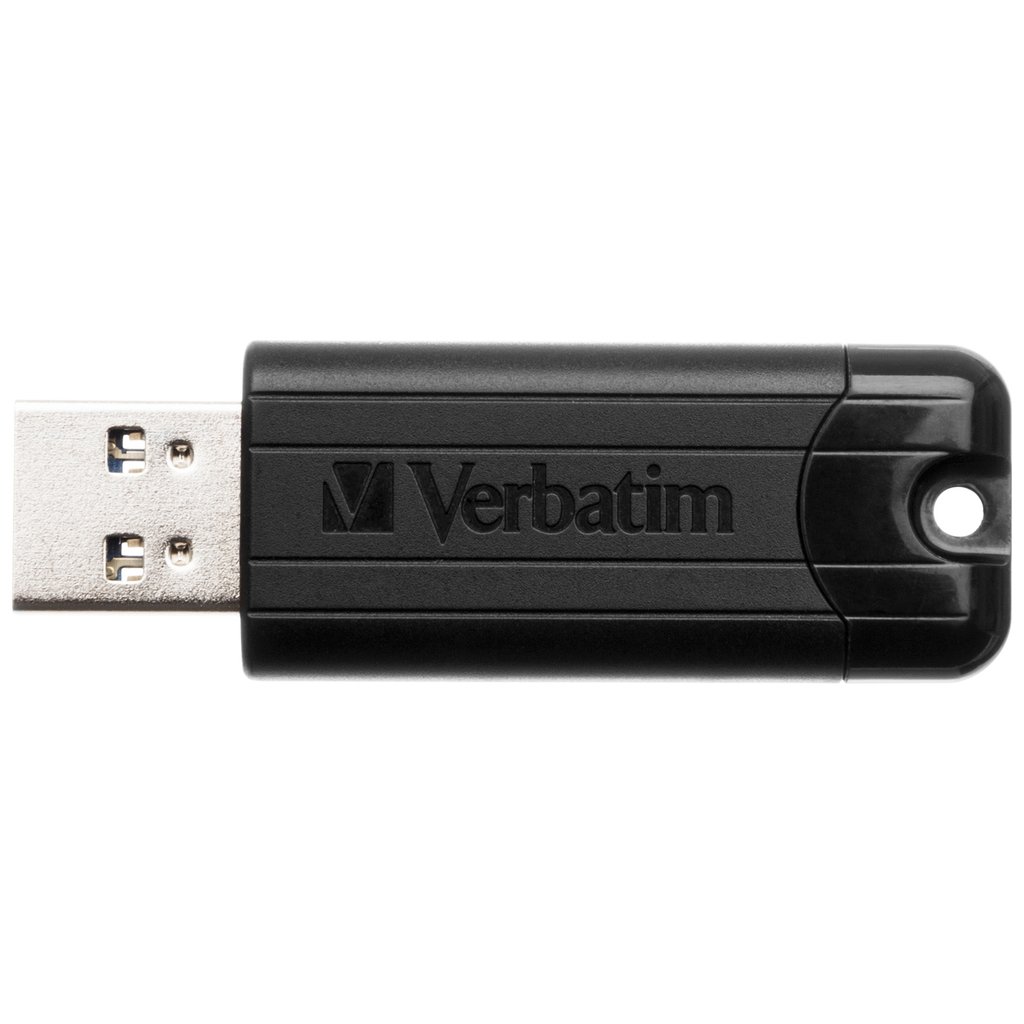 USB флеш накопичувач Verbatim 16GB PinStripe Black USB 3.2 (49316) - зображення 2