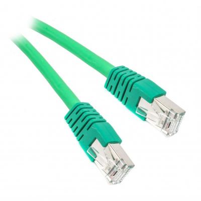 Патч-корд Cablexpert 0.5м S/FTP Cat 6A CU LSZH green (PP6A-LSZHCU-G-0.5M) - зображення 1
